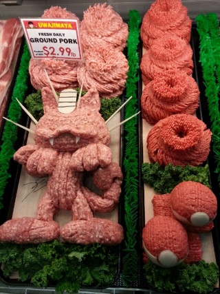 Illustration for article titled Pokémon, Sonic, And Mega Man, All Made Out Of... Meat?
